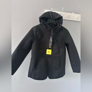 New Lands' End Women's Quilted Jacket Black